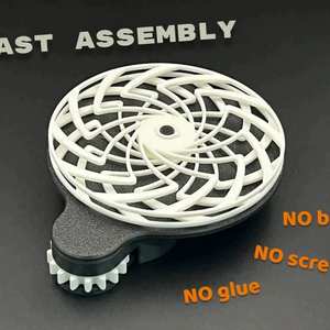 Jinccai Spinner Antiestrés Portátil, Ecológico, Impreso en 3D, de Plástico, para Adultos y Niños con TDAH y Ansiedad - Product Image 3