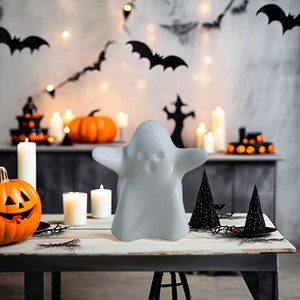 Vente chaude 3D Imprimé Blanc Fantôme Jouet Créatif Mignon Halloween Nouveauté & <span class=keywords><strong>Gag</strong></span> pour La Décoration Intérieure et La Célébration - Product Image 2
