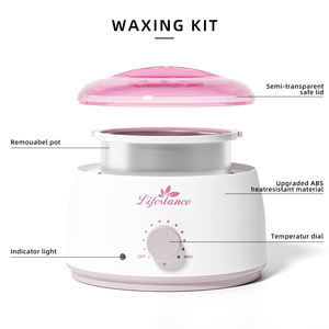 Lifestance Hot-selling 500ml Wax <b>Heater</b> with US/EU <b>Plug</b> Macaron-Colored Wax Pot, Professional Hair Removal Tool - Product Image 3