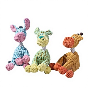 Jouet interactif en peluche amusant en forme d'<span class=keywords><strong>âne</strong></span>, résistant aux morsures, avec son, 31cm-50cm, pour chiot - Product Image 5