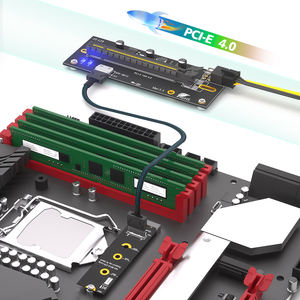 كابل رايزر <span class=keywords><strong>M</strong></span>.2 إلى PCI-e 4.0 X16 مع واجهة SFF-8611/12 بسرعة 32 جيجابايت/ثانية لتوسيع وحدة معالجة الرسومات لأجهزة سطح المكتب ATX مع طاقة 6 دبابيس - Product Image 5