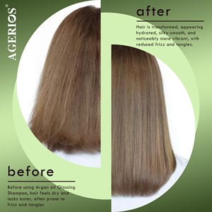 Shampooing et après-shampooing hydratants à l'huile d'argan en marque blanche, soin capillaire clarifiant en vrac pour <span class=keywords><strong>cheveux</strong></span> <span class=keywords><strong>gras</strong></span> et bouclés - Product Image 5