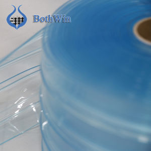 <span class=keywords><strong>Rideau</strong></span> à lanières transparent bleu haute performance avec matériau DOP DOTP, non gras, non jaunissant, pour atelier de production - Product Image 5