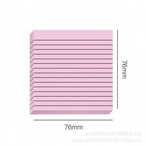 กระดาษโน้ตแบบมีเส้น 6 สี ชุดเครื่องเขียนแบบกำหนดเอง แผ่นบันทึกสำหรับเขียน ใช้สำหรับทำบันทึกความจำและเตือนความจำในหนังสือ - Product Image 3