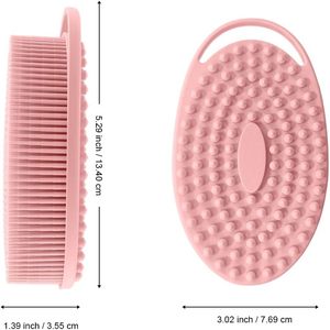 Cepillo Exfoliante Corporal de Silicona 2 en 1, Cepillo para Champú, Cepillo de Baño, Exfoliante Corporal de Silicona - Product Image 2
