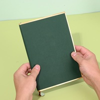 Vente en gros de papeterie cadeau A5 Journal d'affaires promotionnel de luxe en cuir PU cahier d'entreprise avec stylo ensemble cadeau personnalisé pour homme