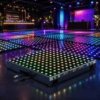 Prix d'usine – Dalles LED intelligentes à pixels 12x12, panneau de danse numérique interactif pour scène de club et lieux de divertissement