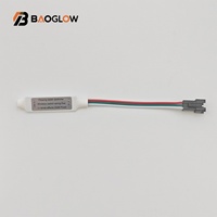 Nouveau style 2025 – Mini contrôleur tactile sans fil 12 touches pour bande LED 12V avec variateur d'intensité et alimentation LED 12V