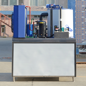 Machine à glace en flocons industrielle refroidie par air de 0,3 à 50 tonnes avec stockage de 1000 kg pour la conservation des produits aquatiques, les supermarchés et les usines de glace - Product Image 2