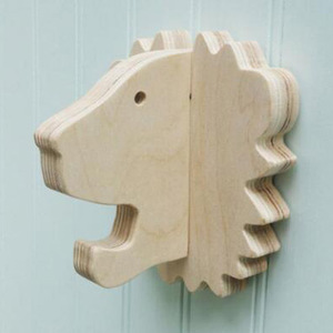 Chiave di legno Gancio di testa di Orso appendiabiti da parete in betulla porta occhiali da sole gancio chiave - Product Image 5