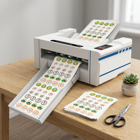 Plotter de Corte Computarizado de Contornos Bascocut A3/A4/A3+ de Alta Productividad con Cámara CCD para Etiquetas