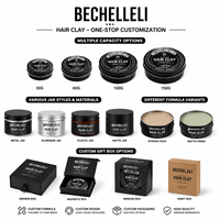 Cire coiffante mate pour hommes OEM, tenue forte, non grasse, crème coiffante professionnelle pour barbier, produit de soin des cheveux