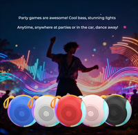 Nouvelles enceintes miniatures sans fil RGB 5.4 avec radio FM, lecteur TF/USB, portables, étanches, super basses, woofer, AirPlay, DC, en plastique