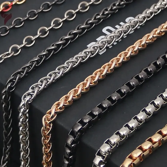 Lihui high quality new chains handbag accessories chain metal shoulder handbag chain strap for bags