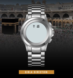 Erkek dijital saat skmei 2270 yeni moda 3atm su geçirmez paslanmaz çelik oem logo müslüman namaz ezan saat - Product Image 2