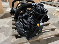 Pompe de compresseur d'air industriel 7.5HP Heavy Duty 3090 tête de Piston prix usine nouvelle conception 7.5KW soupapes de puissance roulements noyau