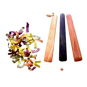 Spatule de service en bois écologique réutilisable, ustensile de cuisine en bois naturel, nouveau style chinois, léger et durable, 30 ml - Product Image 5