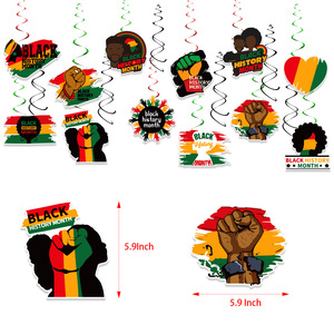 Guirnalda Decorativa para el Mes de la Historia Negra, Letrero para el Día de la Independencia de Juneteenth, Decoración para la Celebración de la Libertad Afroamericana - Product Image 3