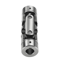 Petit joint universel à double articulation à axe croisé avec vis supérieure fixe, transmission de précision