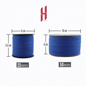 Cuerda de utilidad de nailon multiusos de 3mm para Paracord 425 con 3 hilos de núcleo para manualidades DIY uso en el hogar al aire libre cremallera hecha en Tailandia - Product Image 3