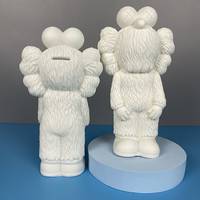Kit d'art ours fluide en vinyle souple de haute qualité 25cm/35cm/55cm/75cm pour peinture et sculpture DIY, idéal pour les soirées créatives