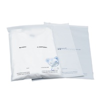 Sacs Ziplock GRS personnalisés givrés pour vêtements, chaussettes et chaussures - Fermeture éclair 100 % biodégradable avec logo transparent