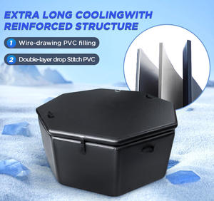 Baignoire à glace gonflable octogonale professionnelle portable blanche économique pour récupération en intérieur à vendre - Product Image 6