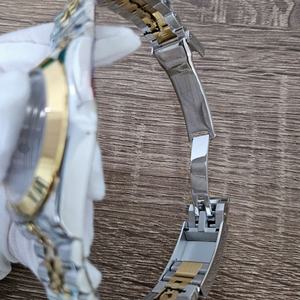 Boîtier en acier inoxydable doré de haute qualité 39 mm avec verre saphir, accessoires de montre de marque pour mouvements 2836 et 8215 - Product Image 5