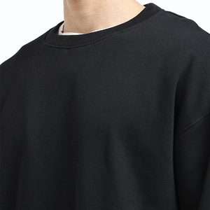 เสื้อสเวตเชิ้ตคอกลมทรงโอเวอร์ไซส์สำหรับผู้ชาย สวมใส่สบาย แฟชั่นลำลอง สีสันตามสั่ง ขายส่ง ผลิตจากผ้าฝ้าย 100% ระบายอากาศได้ดี เป็นมิตรต่อสิ่งแวดล้อม - Product Image 6