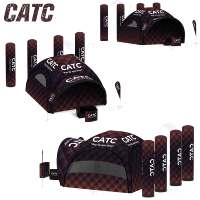 Carpa Inflable Personalizada CATC con Iluminación LED para Exposiciones, Promociones y Eventos al Aire Libre, Impermeable y Portátil