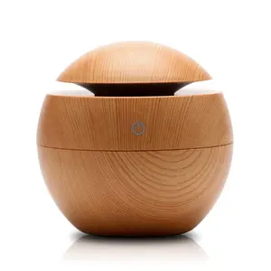 Factory Direct Sales mini usb wood air round humidifier home