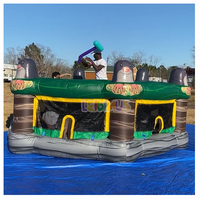 Jeu de lancer de baseball gonflable géant - Défi interactif de lancer de carnaval pour tous les âges