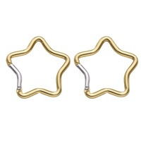 Mousqueton en alliage d'aluminium en forme de D à dégagement rapide, modèles en forme de cœur et d'étoile, adapté à l'escalade en plein air et à la sécurité en escalade sur rocher