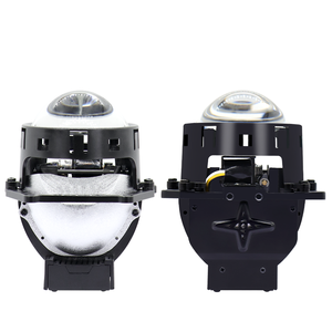 Phares à lentille de projecteur laser bi-LED 3 pouces, faisceau haut et bas, étanches IP67, projecteur super lumineux 5000lm 12V 45W 6000K - Product Image 2