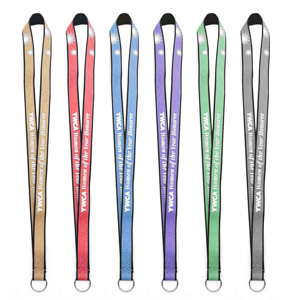 Factory Direct <b>Polyester</b> Nylon <b>Lanyard</b> Gold Silver Glitter Design Custom Logo Gravure Embossing Printing Hook Wholesaled - Product Image 4