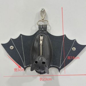 YY New Style PU Leather Cartoon Durable Light <b>Keychain</b> for Men and Women Cool Mini Zipper Pocket Gift - Product Image 4