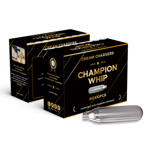 Cartouches de crème fouettée en métal de qualité supérieure Champion Whip 8g, qualité alimentaire, écologiques pour l'UE, l'Australie et les États-Unis - Vente chaude - Product Image 5