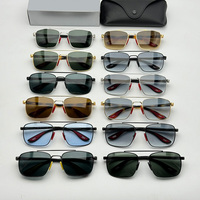Lunettes de soleil de luxe de haute qualité avec verres en verre, monture carrée en acétate vintage, marques célèbres, lunettes de soleil pour femmes 2140, lunettes de soleil de créateur pour hommes
