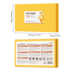 Coffret cadeau de soins de la <span class=keywords><strong>peau</strong></span> à la coenzyme Q10, anti-âge, hydratant, éclaircissant, kit complet de soins du <span class=keywords><strong>visage</strong></span>, nettoyant, tonique, essence, <span class=keywords><strong>crème</strong></span>, pour femmes - Product Image 4