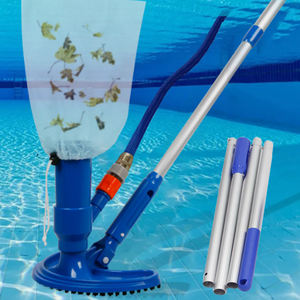 Poste de extensión de aluminio para <span class=keywords><strong>piscina</strong></span>, cabezal de succión al vacío, limpiador de revestimiento estándar para uso en exteriores, novedad - Product Image 1