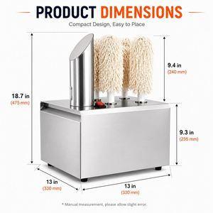 Pulidora Magnética de Joyería <span class=keywords><strong>Otec</strong></span> Eco Maxi 3 en 1 de Sobremesa, Certificada por la <span class=keywords><strong>CE</strong></span>, para Pulir Metales y Joyas - Product Image 2