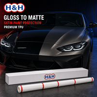Film de protection de peinture TPU PPF mat 7,5 mil, haute brillance, auto-réparateur, résistant aux rayures, fabricant