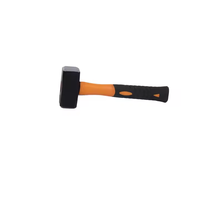 Haute qualité en acier au carbone poignée en plastique forgeage pierre marteau charpentier outils à main