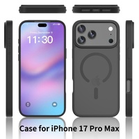 Nouvelle coque de protection pour téléphone portable 2025, design magnétique, nouvelle coque de téléphone transparente mate givrée, prix d'usine, vente en gros