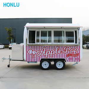 Petit chariot de crème glacée, camions de snacks, kiosque de nourriture Mobile, remorque de restauration - Product Image 3