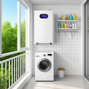 バッテリー 51.2V 300Ah 15KWh MPPTコントローラー 単結晶シリコン 家庭用蓄電池 タッチスクリーンリモートモニター カスタムロゴ キングコング - Product Image 1