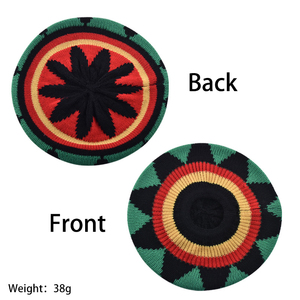 Bán buôn reggae Crochet jamaican Rasta Beanie Hat với dreads dreadlock dài tóc giả màu đen tóc - Product Image 5