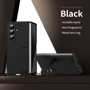 Wholesale Best-selling PC Shockproof Mobile Phone Case Invisible Bracket Magnetic Ring <strong>Holder</strong> for for <strong>Z</strong> Fold - Product Image 3