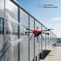 Sistem Stabilisasi Angin Tangki Air Kapasitas Besar Enam Sumbu untuk Fasilitas Kota, Drone Pencuci Eksternal