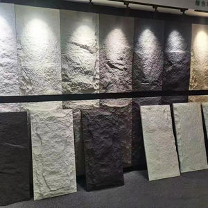 中国制造传统风格3D几何隔音PU石材岩石贴面城堡聚氨酯构件墙面装饰 - Product Image 2